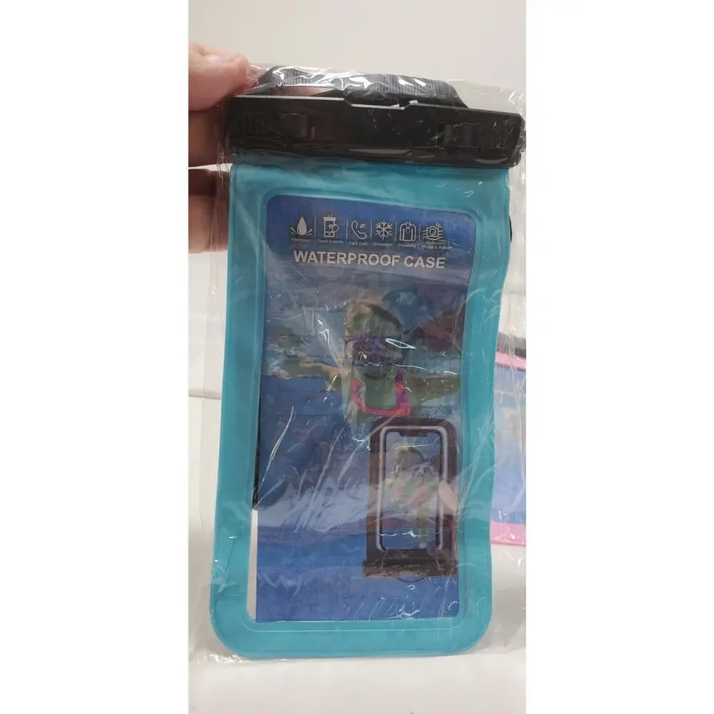 Waterproof Floating Cell Phone Pouch 4 Pack W/Lanyard **NEW**